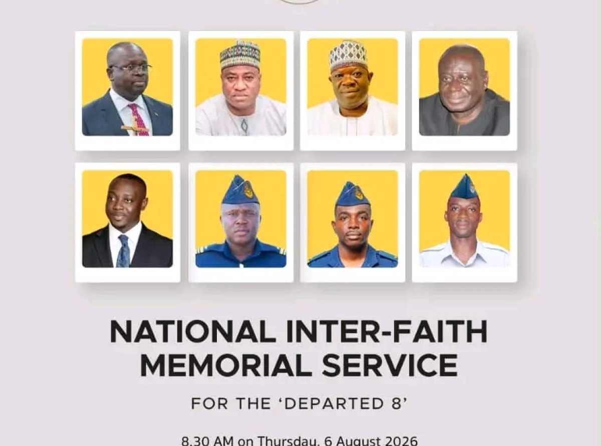 National inter faith memorial service for Fatal Helicopter Crash